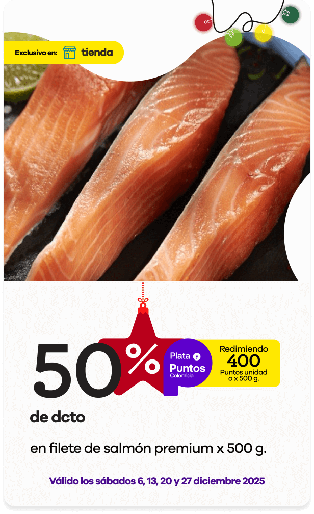 40% dcto redimiendo 200 puntos Colombia en Panettones Frescampo