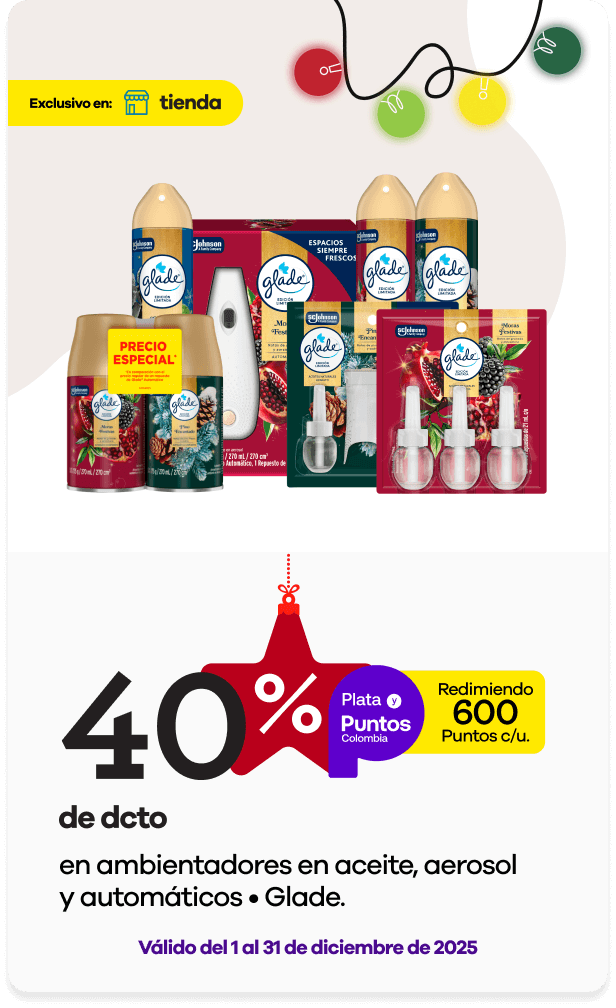 35%dcto redimiendo 500 puntos Colombia en ref. selecc de Vinos Casillero del Diablo, Medici Ermeto, Trivento, Frontera, Torres 