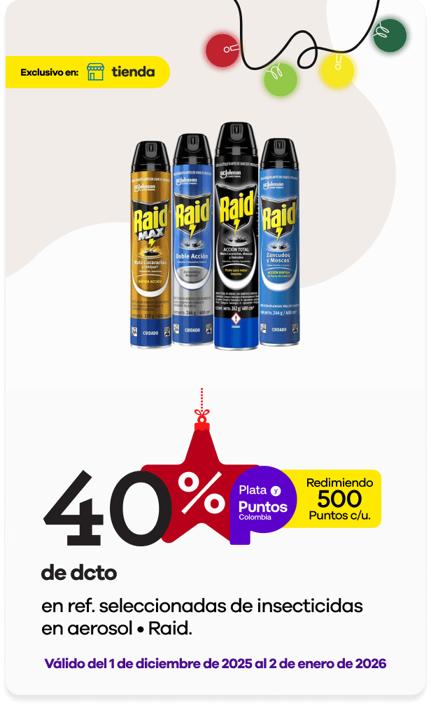 30%dcto redimiendo 300 puntos Colombia en  gaseosas y bebidas Coca Cola, Coca Cola Zero, Brisa, Powerade, Flashlyte y Manantial